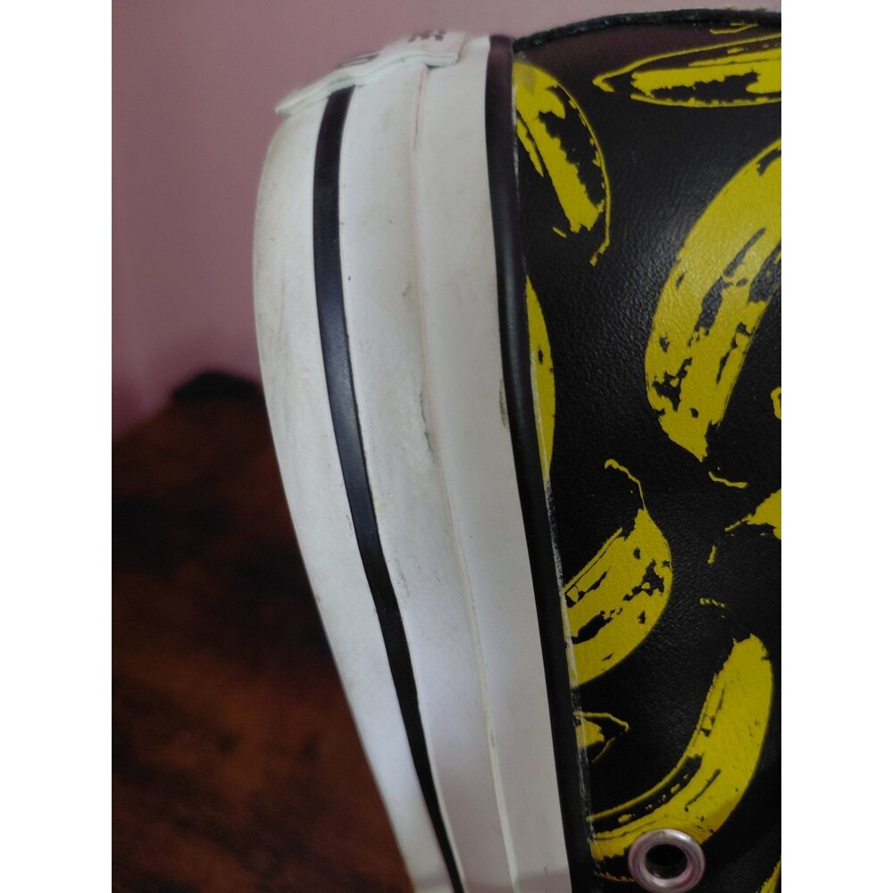 Converse x Andy Warhol Banana Print Low Top Sneakers Size W8/M6 RARE - Picture 12 of 12